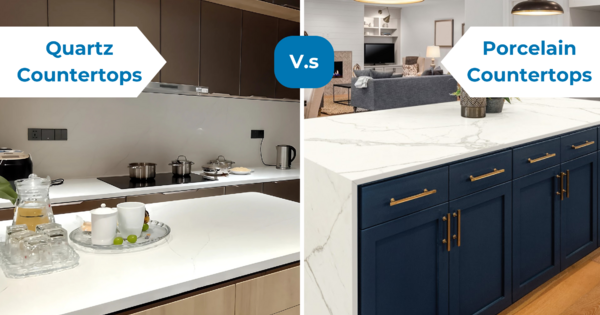 Porcelain vs Quartz Countertops: A Comprehensive Comparison