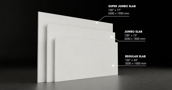 Standard vs Jumbo vs Super Jumbo Quartz Slabs: Choosing the Right Size for Your Projects